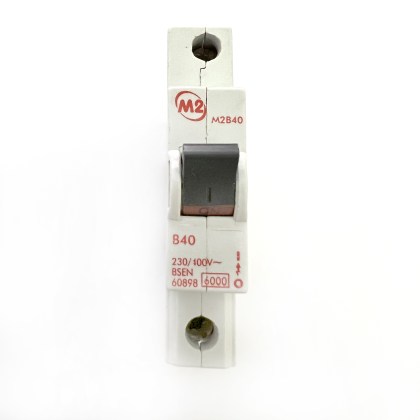 M2 M2B40 B40 40A 40 Amp MCB Circuit Breaker Type B